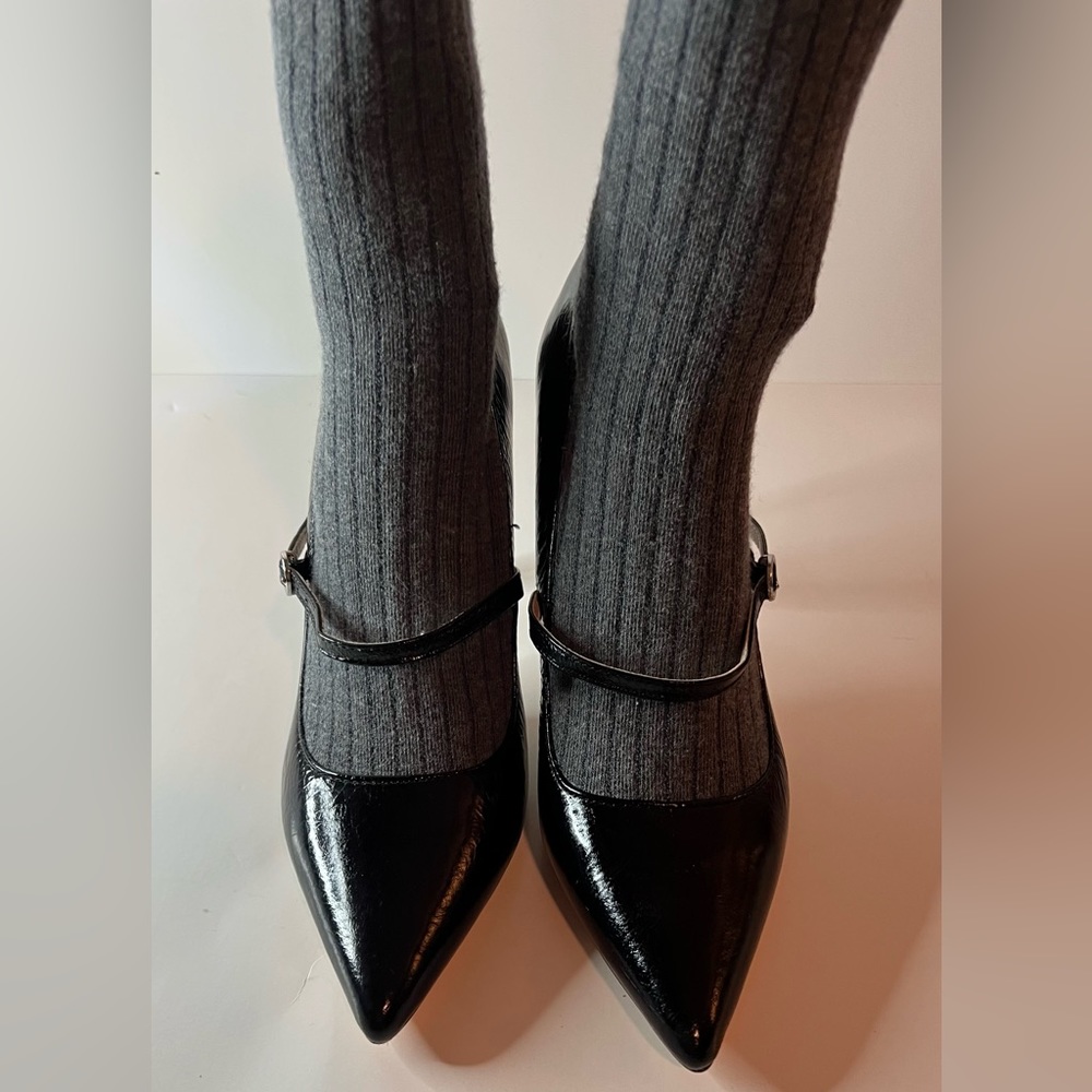 Zara sock MaryJane bootie